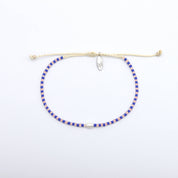 Pineapple Island Braccialetto Delicato con Perline Mutiara: Rosa e Blu