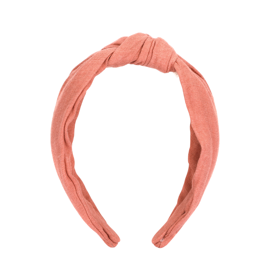 GRECH & CO Fascia Classica con Nodo | Cotone Organico: In Bloom