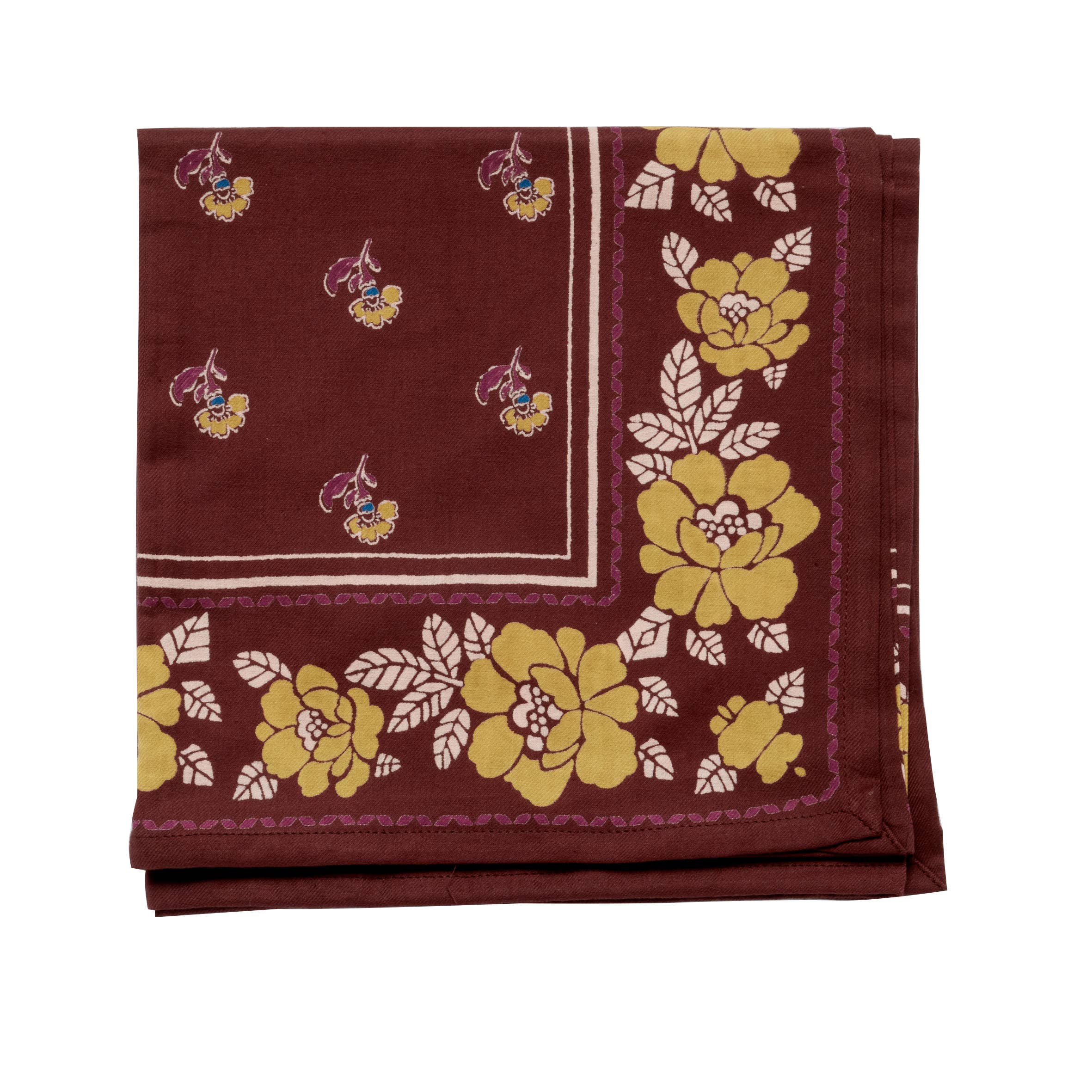Bonheur du Jour Foulard indiano - Nur Chocolat - BIBA x BDJ