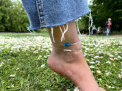 Iroquoise Cavigliera in madreperla e argento 925
