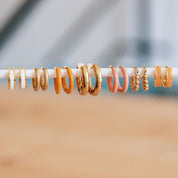 Bazou Creoli largo in acciaio inossidabile 16mm - oro