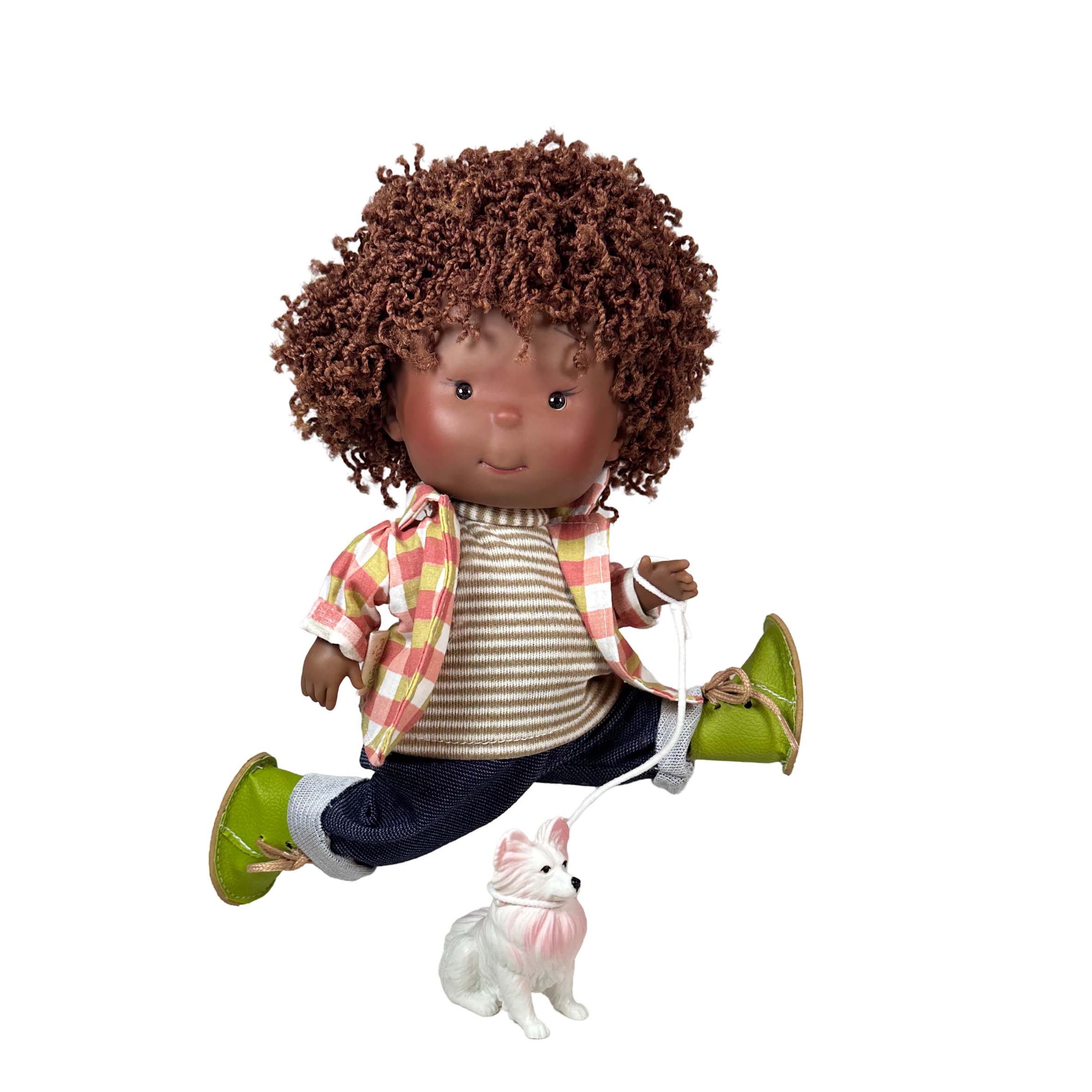 Nines Artesanals d'Onil Dolls Bambola Pippo Mulato per Animali Domestici: NORMALE
