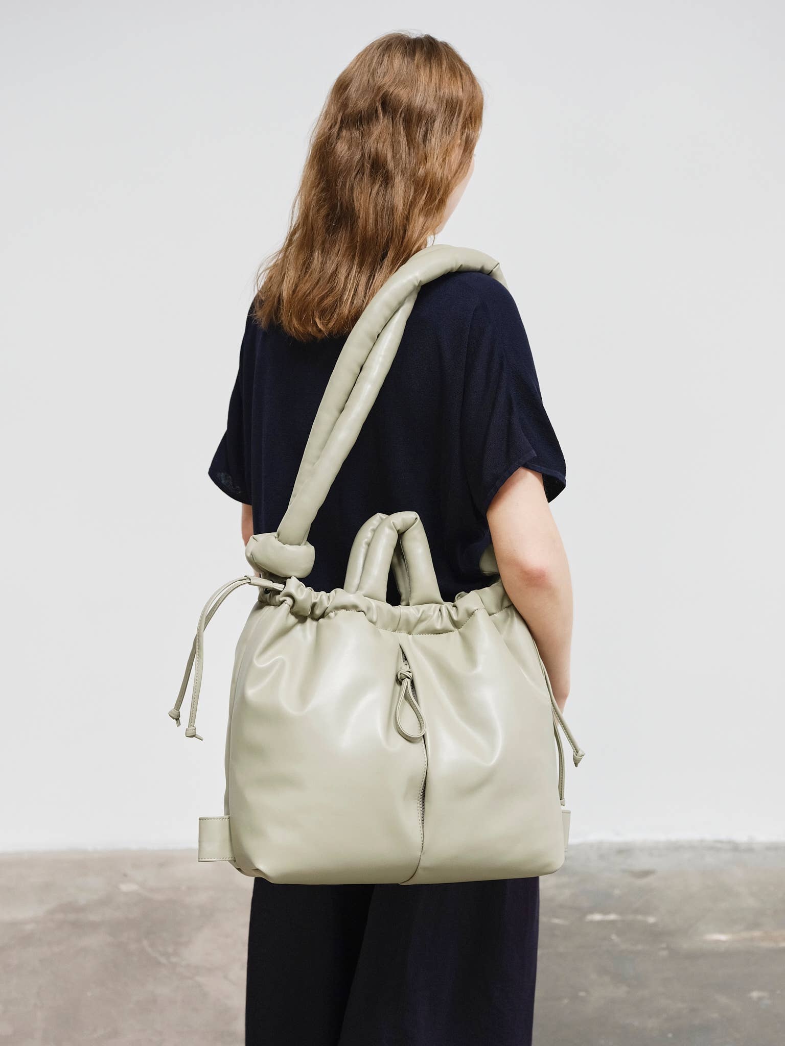 Ölend Backpacks Pelle vegana Ona: Rosso ciliegia