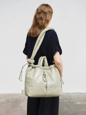 Ölend Backpacks Pelle vegana Ona: Rosso ciliegia