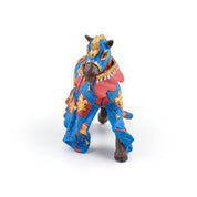 Papo Statuina cavallo blu con giglio