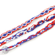 Pineapple Island Bracciale in cotone e seta tessuto a mano di Koh Surf: Pastelli