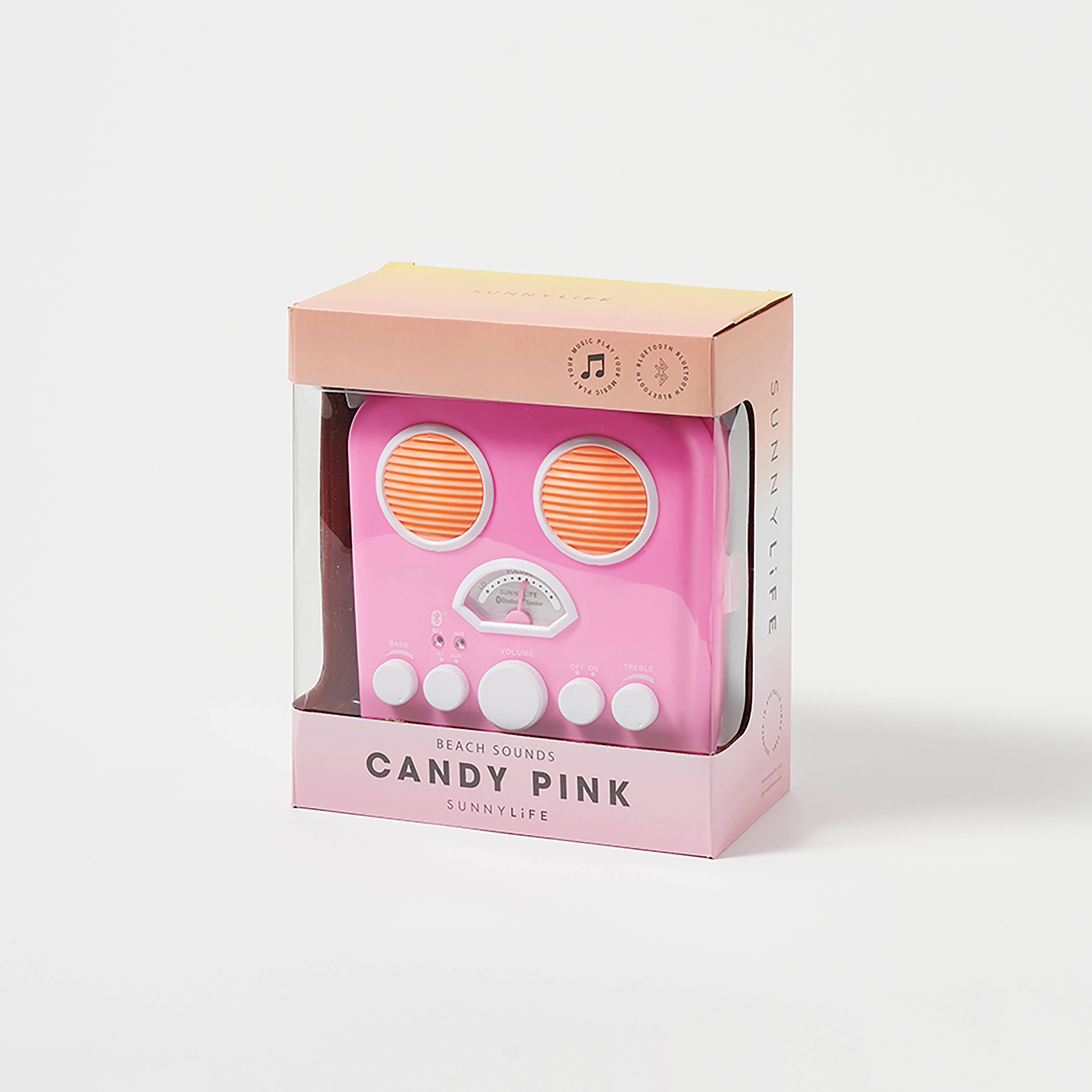 SUNNYLIFE Altoparlante galleggiante rosa candy