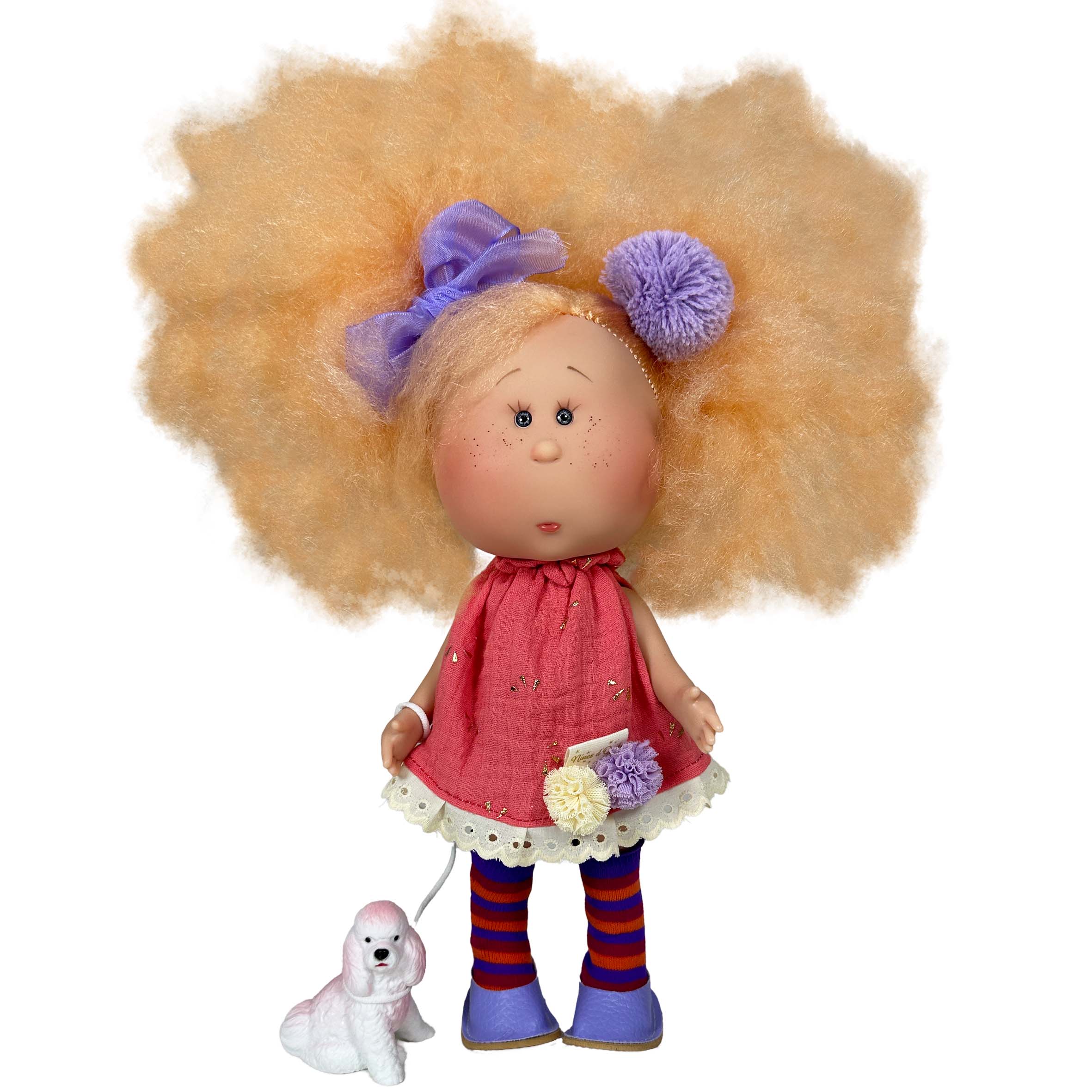 Nines Artesanals d'Onil Dolls BAMBOLA MIA PET CORALLO: ARTICOLATO
