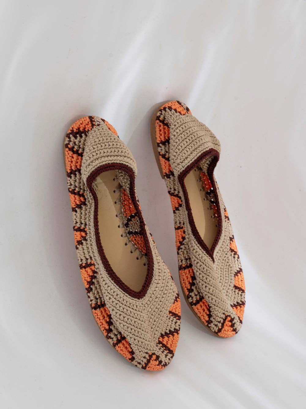 slō Ballerine Terracotta Sun in crochet slō hand made