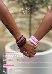 Bracciale Ottobre Rosa Cioccolato - Edizione limitata