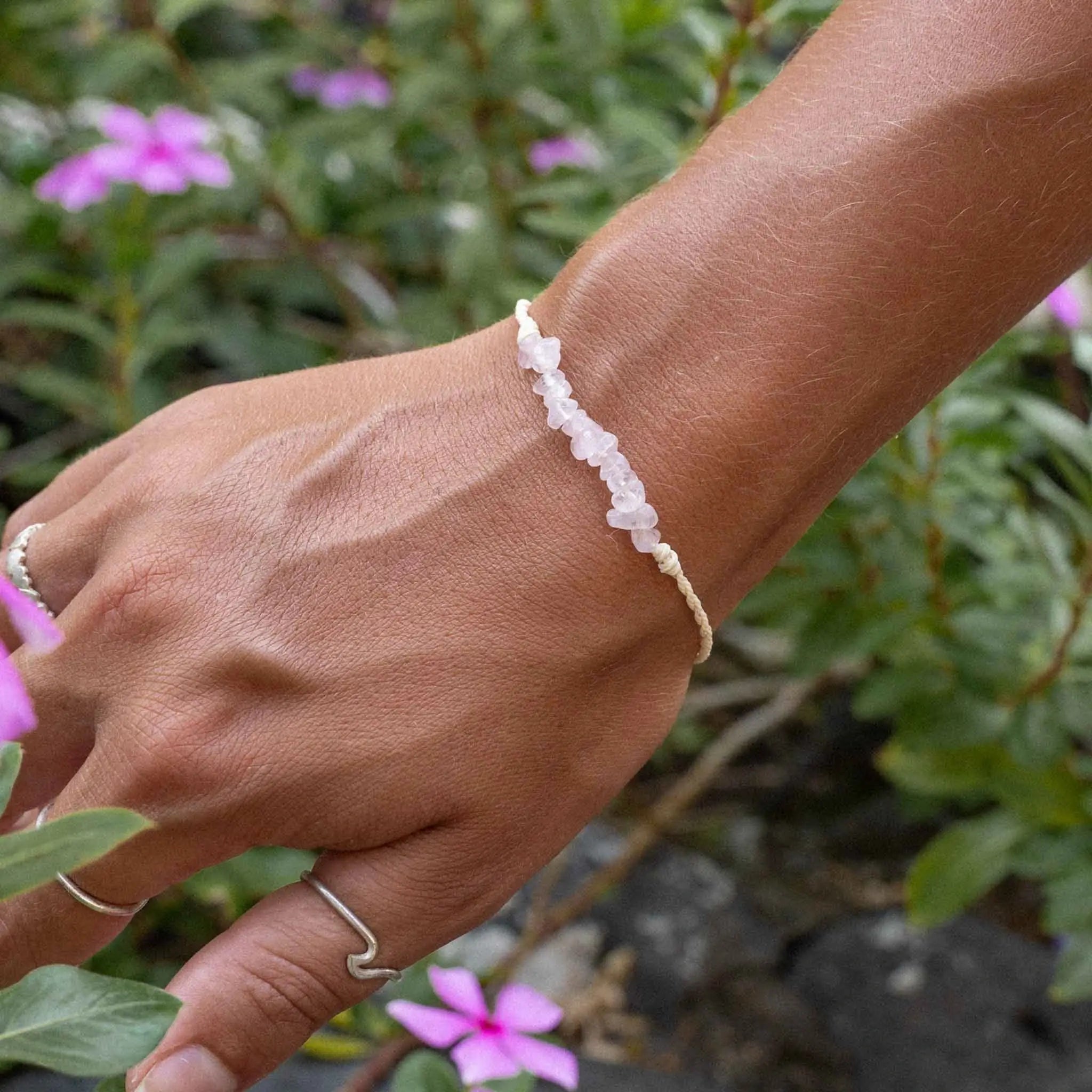 Pineapple Island Bracciale in Pietra Naturale Love is Here: Pietra di luna