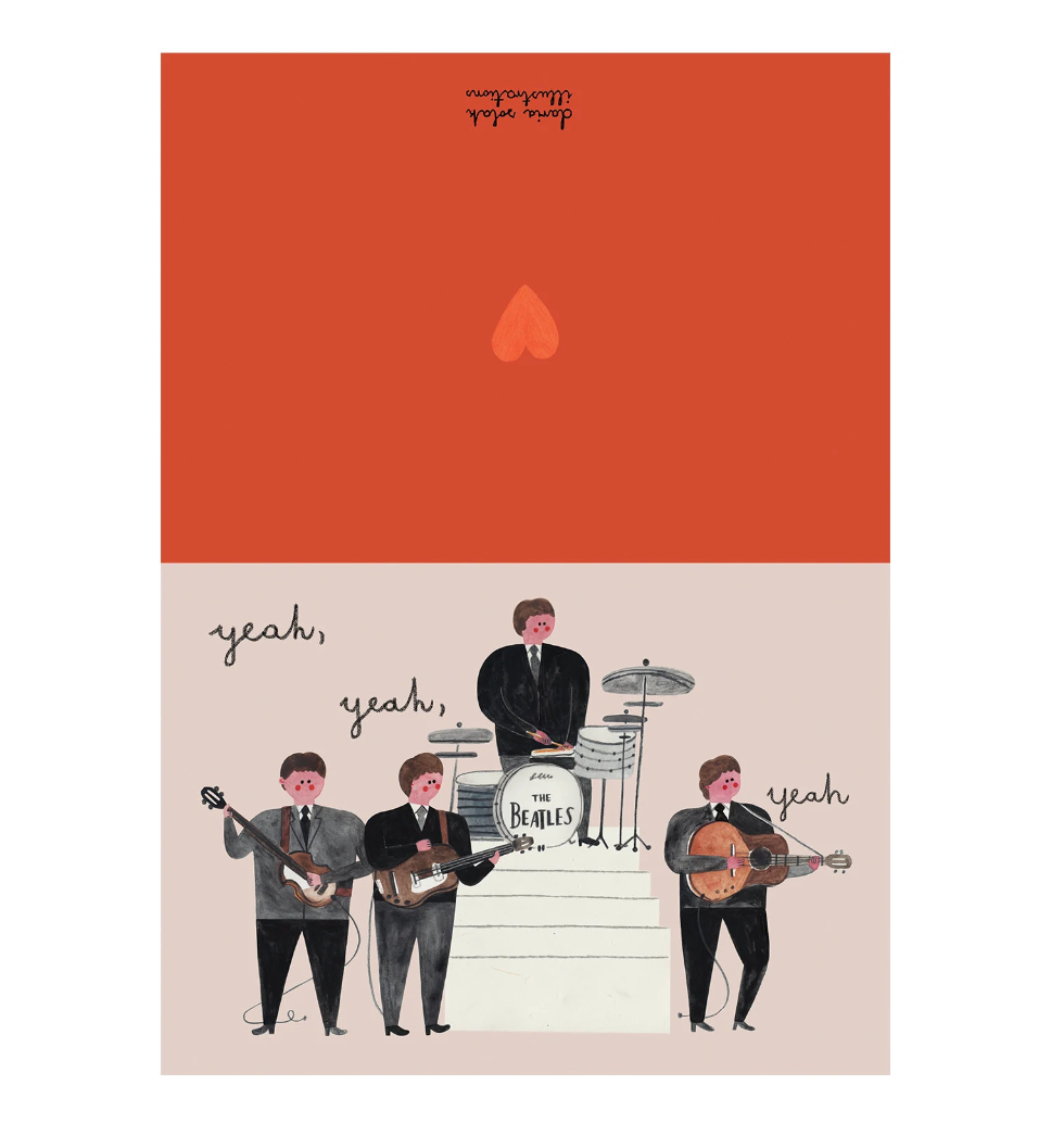 Daria Solak Illustrations La carta dei BEATLES