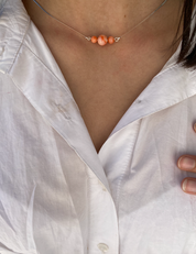 Iroquoise Collana in corallo e argento 925