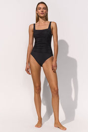MARYAN MEHLHORN COSTUME DA BAGNO A FORMA QUADRATA NERO