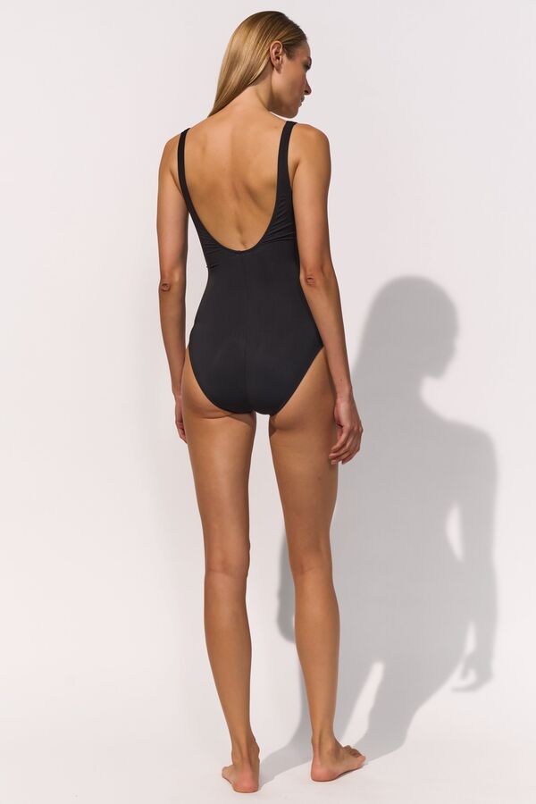 MARYAN MEHLHORN COSTUME DA BAGNO A FORMA QUADRATA NERO
