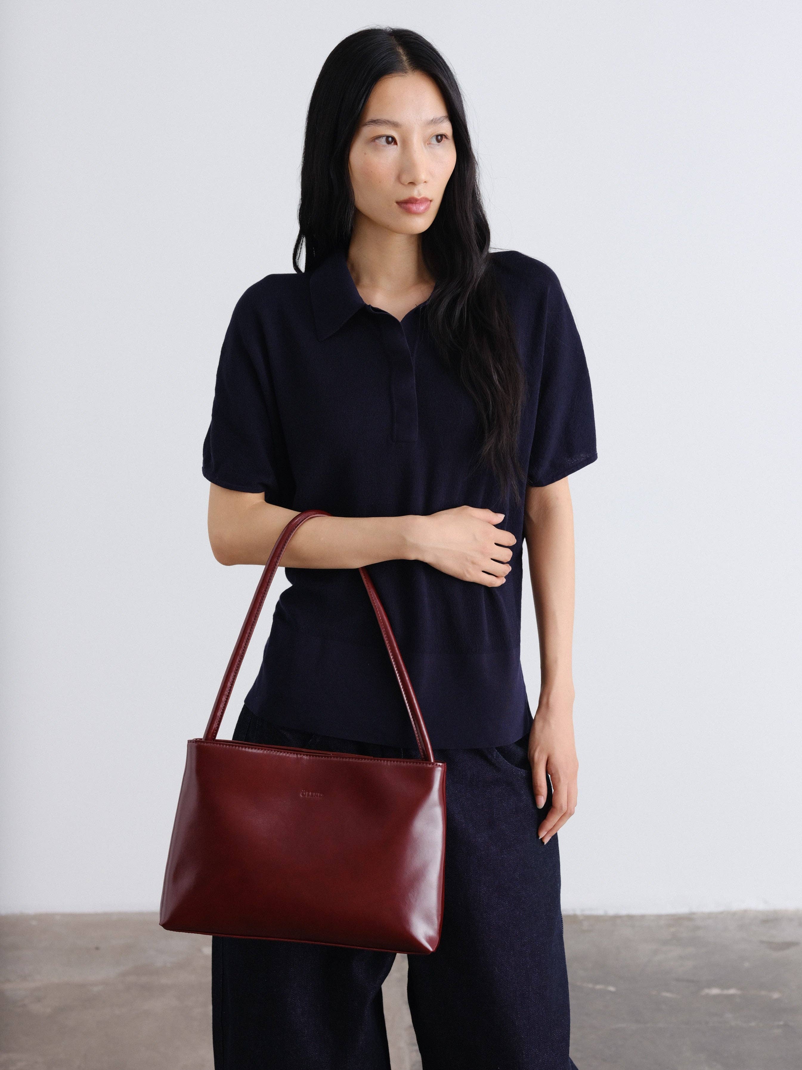 Ölend Backpacks Borsa Pina: Rosso ciliegia