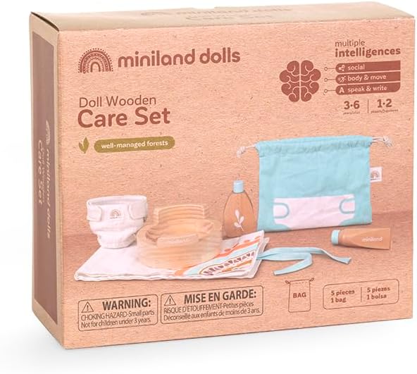 Miniland Set Cura della Bambole