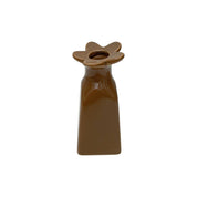 Opjet Paris Decoro soliflore fiore pm marrone D5,5 H11,5cm