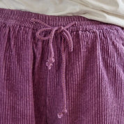 Bonheur du Jour Pantaloni da donna in velluto - Viola