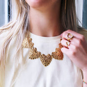 Bazou Collana statement 'Bold Hearts'