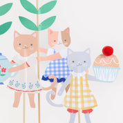 Meri Meri Topper per torte del Club dei Gattini