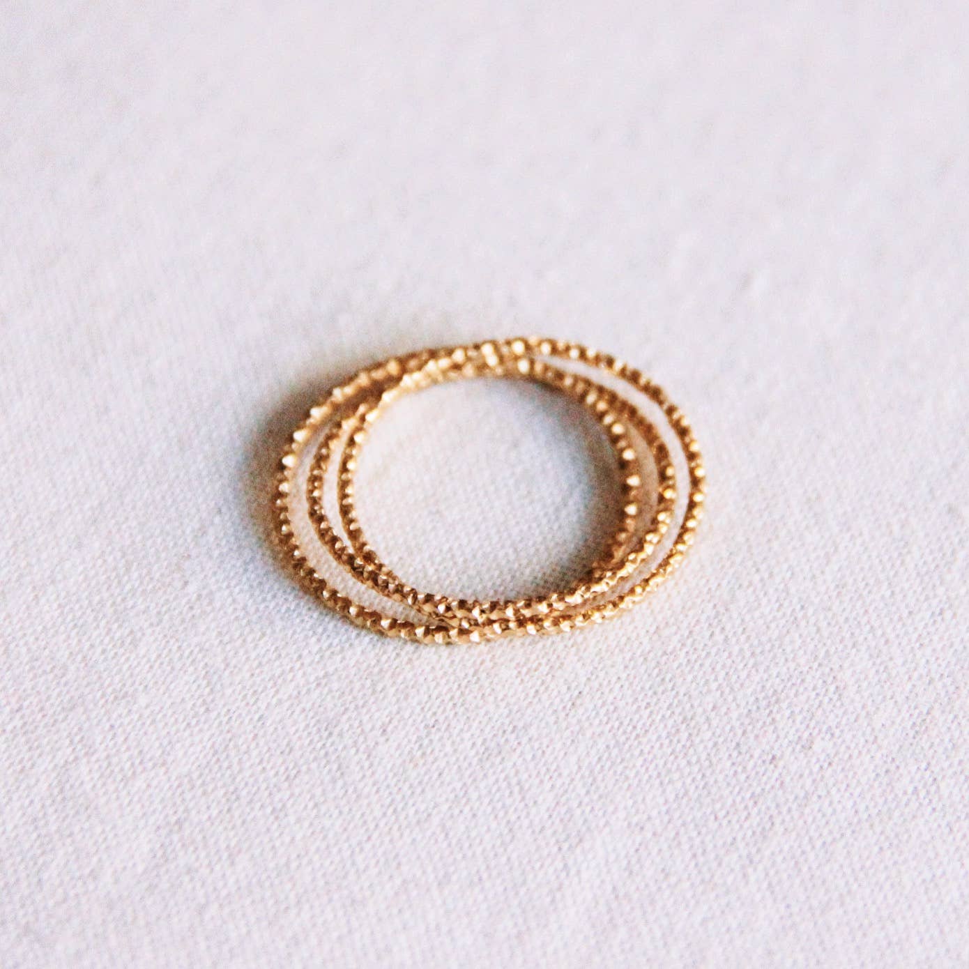 Bazou Anello triplo puntinato
