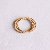 Bazou Anello triplo puntinato