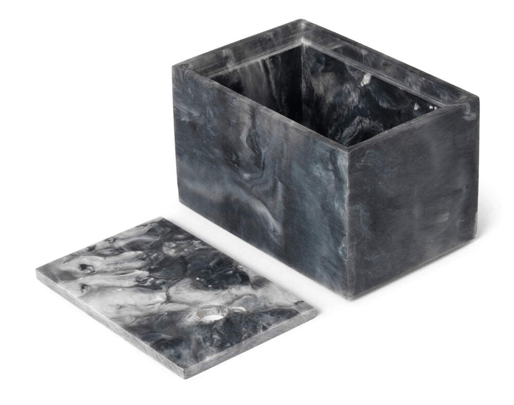 FERM LIVING Scatola 10 x 15 cm Carbone