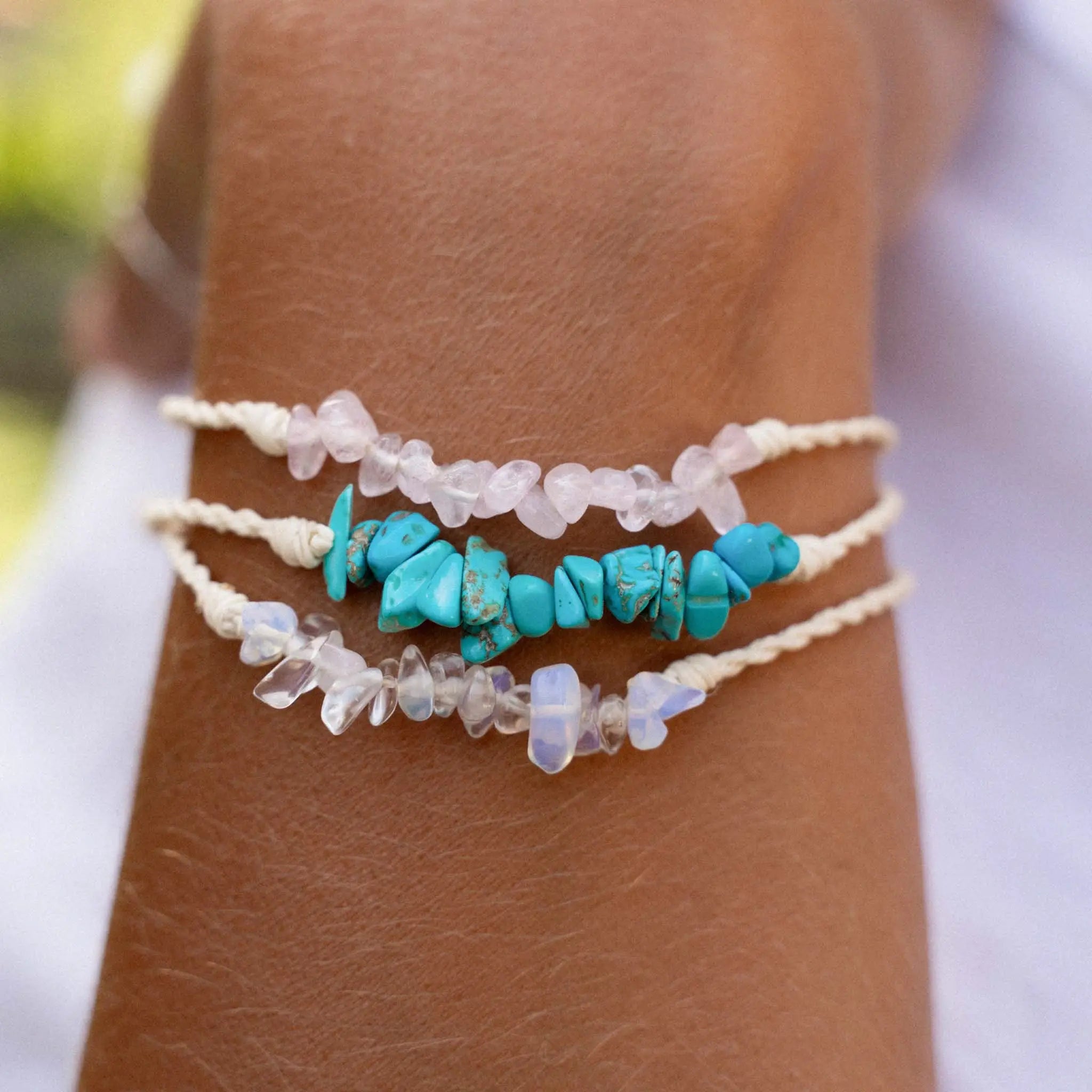 Pineapple Island Bracciale in Pietra Naturale Love is Here: Pietra di luna