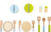 Small foot Set stoviglie e pentole Cucina per bambini