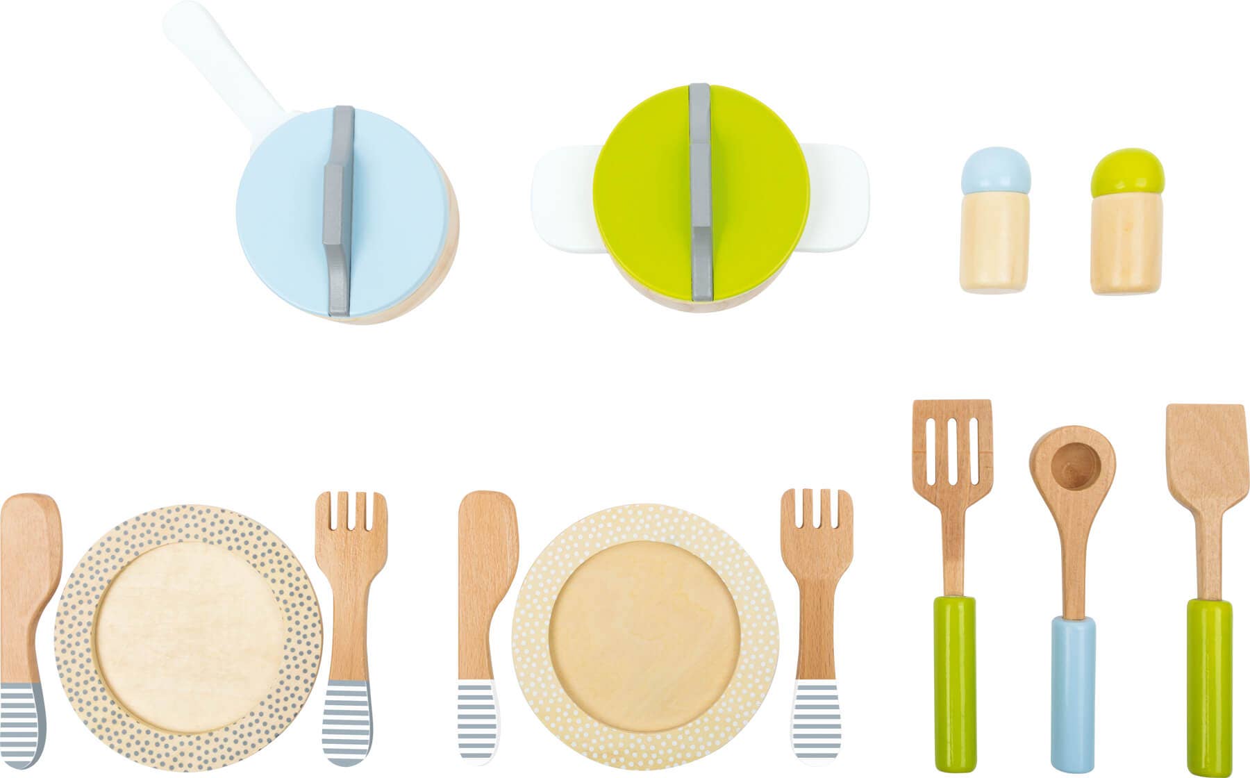 Small foot Set stoviglie e pentole Cucina per bambini