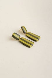 Van Schaaijk Studio Orecchini Julia - Foresta / Lime