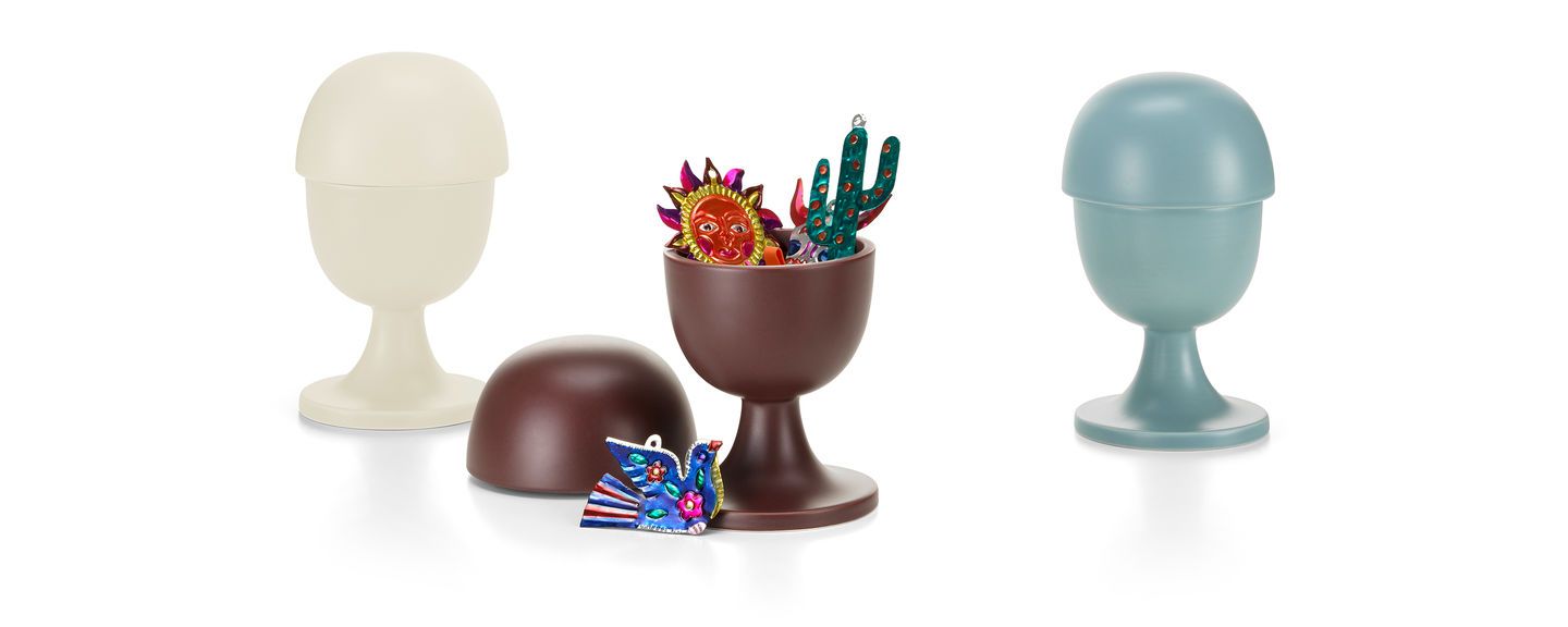 VITRA – Contenitore in ceramica No. 3 Melanzana scura