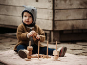 Wooden Story Sp. z o.o. Giocattolo impilabile naturale XL - montessori