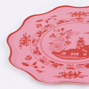 Meri Meri Piatti Laterali Botanici Vintage Rosa