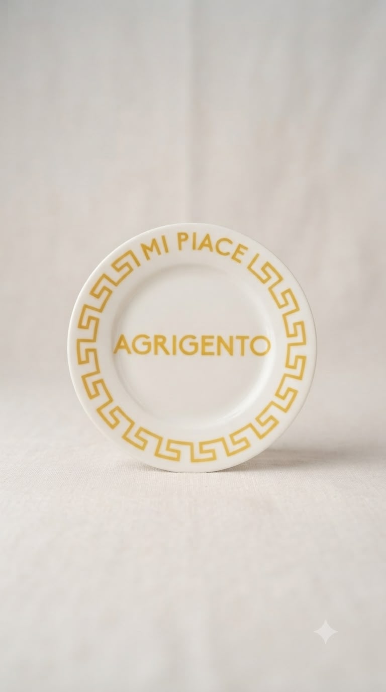 Ilaria.i - Piatto "MI PIACE AGRIGENTO"