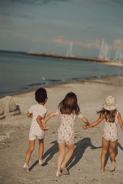 GRECH & CO Costume intero vintage per ragazze | UPF + riciclato - In Fiore
