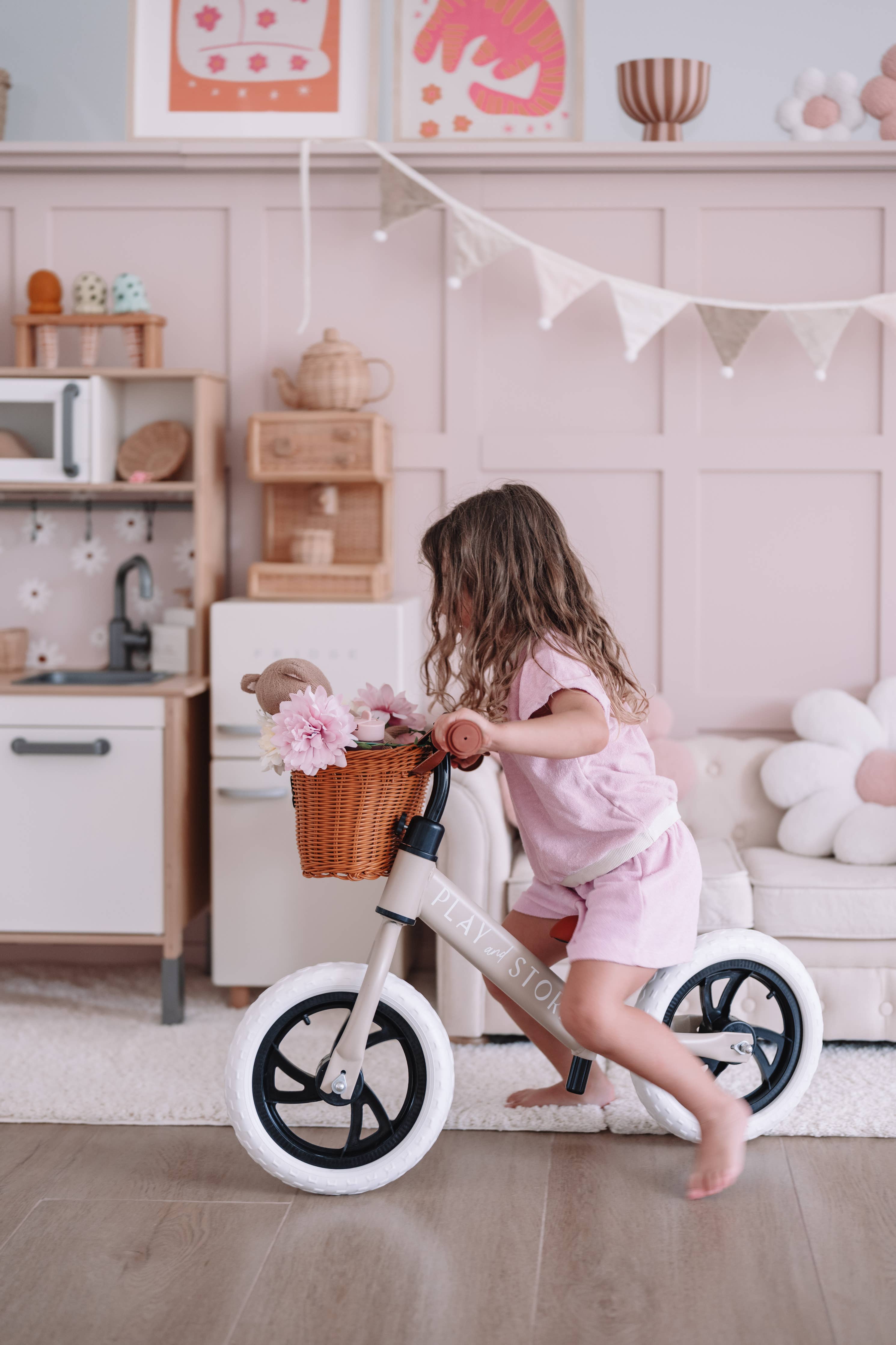 Play and Store Bici senza pedali taupe chiaro Gioca e Riponi