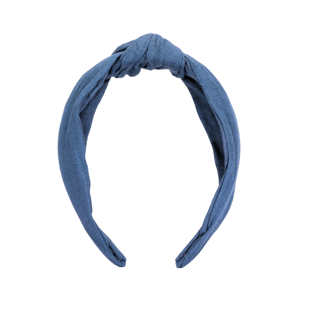 GRECH & CO Fascia Classica con Nodo | Cotone Organico: In Bloom
