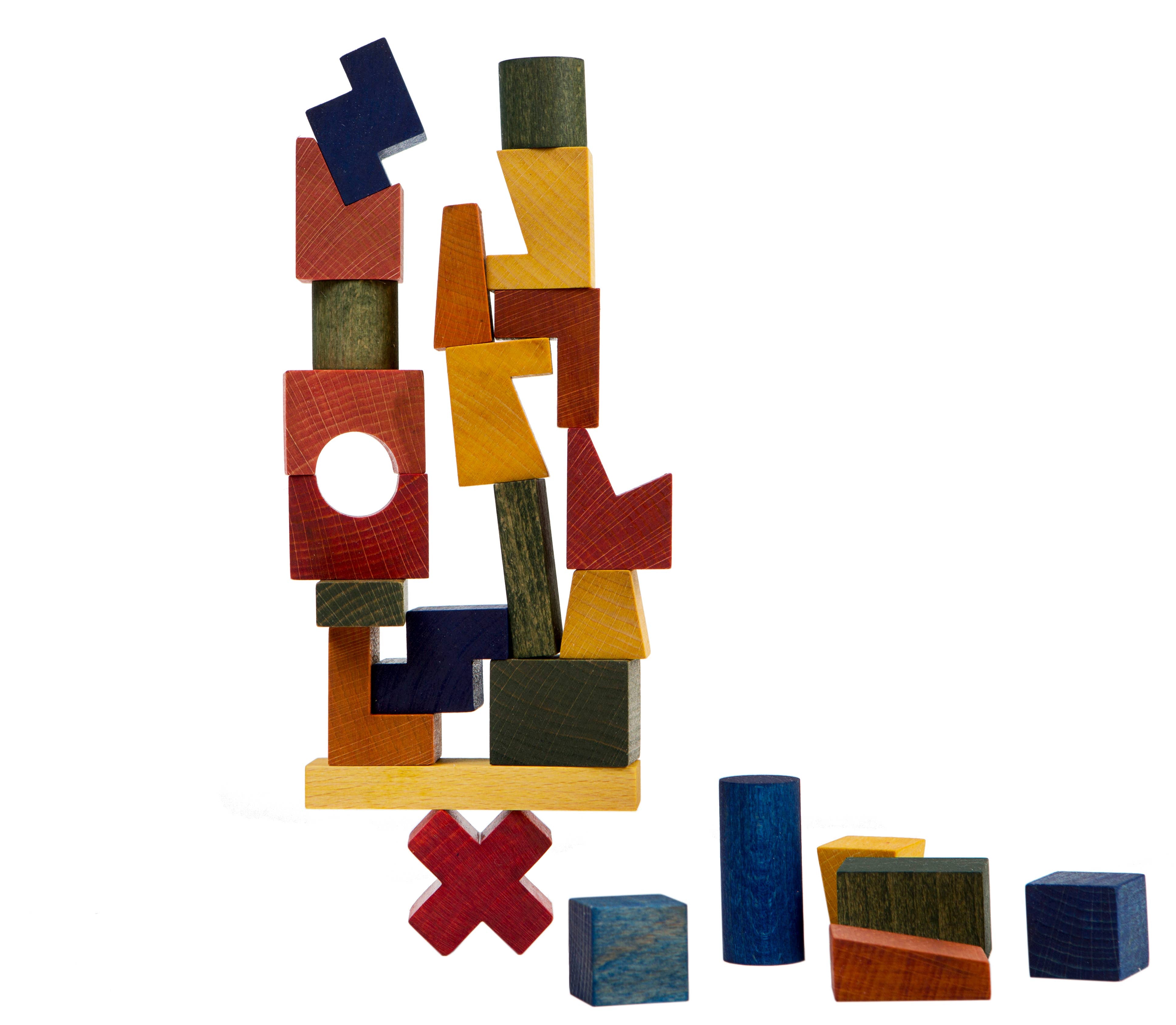 Wooden Story Sp. z o.o. Torre impilabile arcobaleno