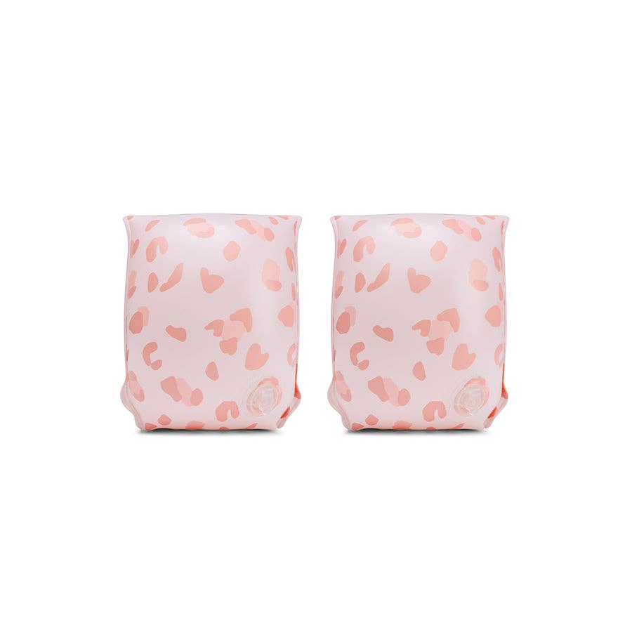 Swim Essentials Fasce da Braccio - Rosa Antico - Leopardo