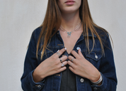 Iroquoise Collana in argento 925 e turchese