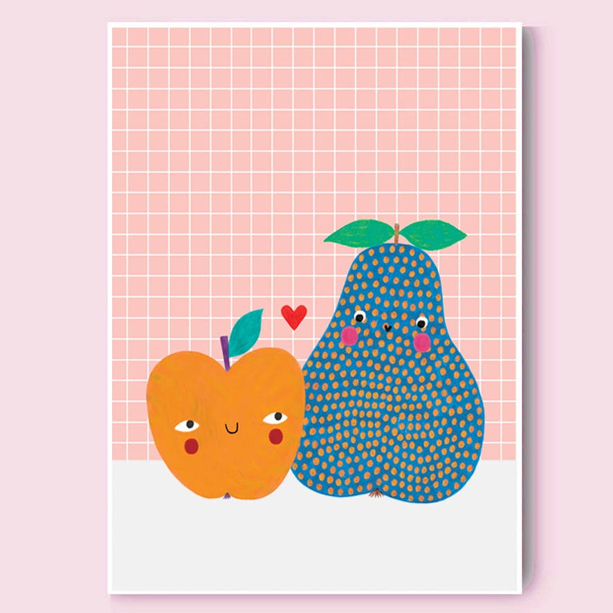 Daria Solak Illustrations Stampa APPLE E PEAR