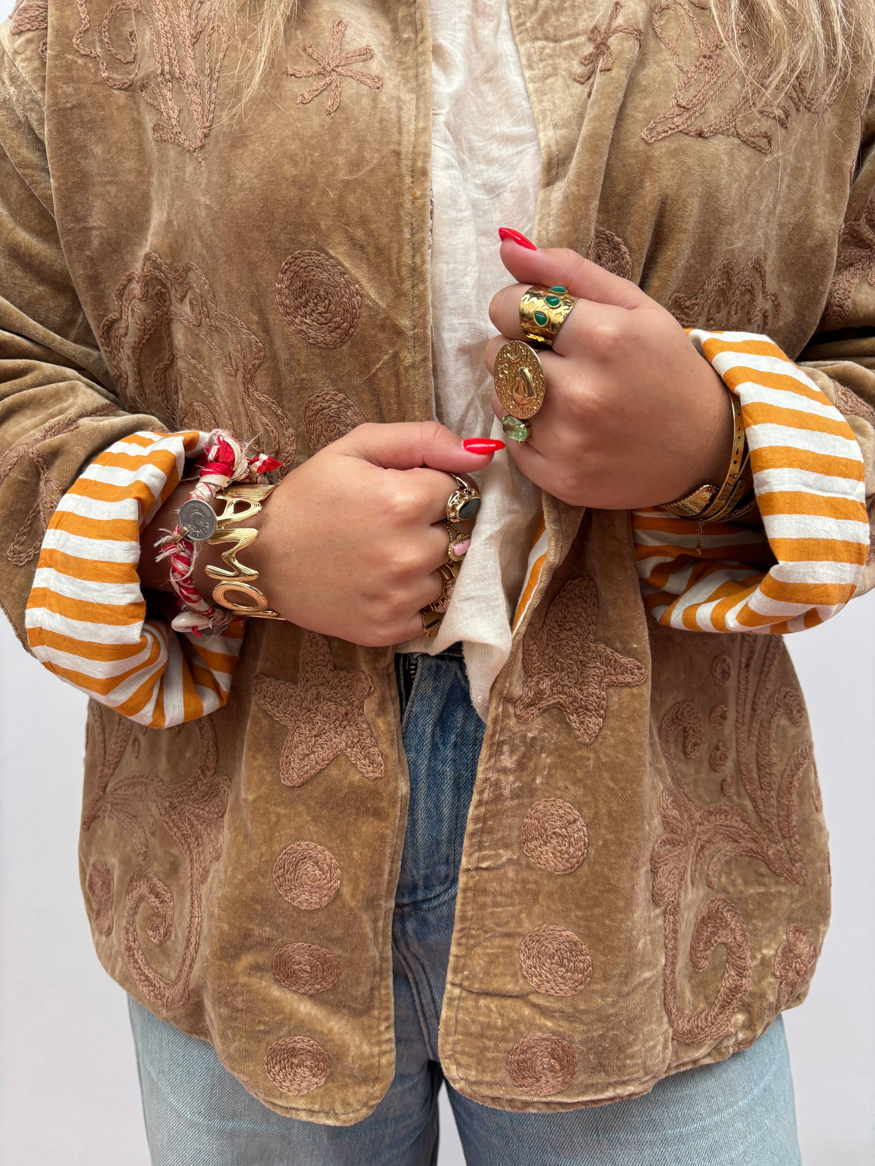 ToutVintage Giacca di Velluto STAR: Panter