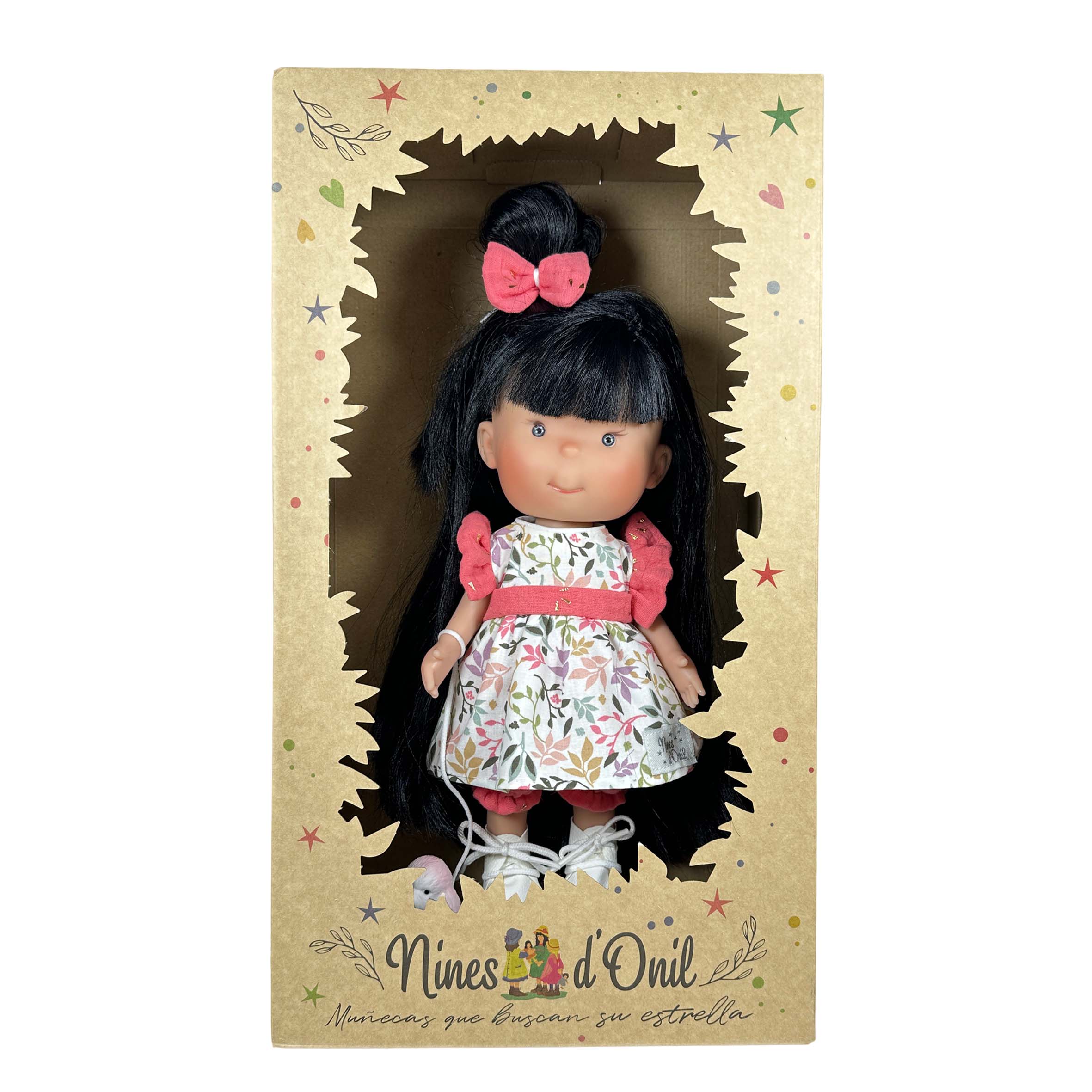 Nines Artesanals d'Onil Dolls BAMBOLA PIPPA PET CORALLO: ARTICOLATO