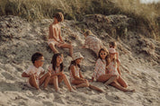 GRECH & CO Costume intero vintage per ragazze | UPF + riciclato - In Fiore