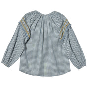 Bonheur du Jour Blusa Bahi Blu/Bianco