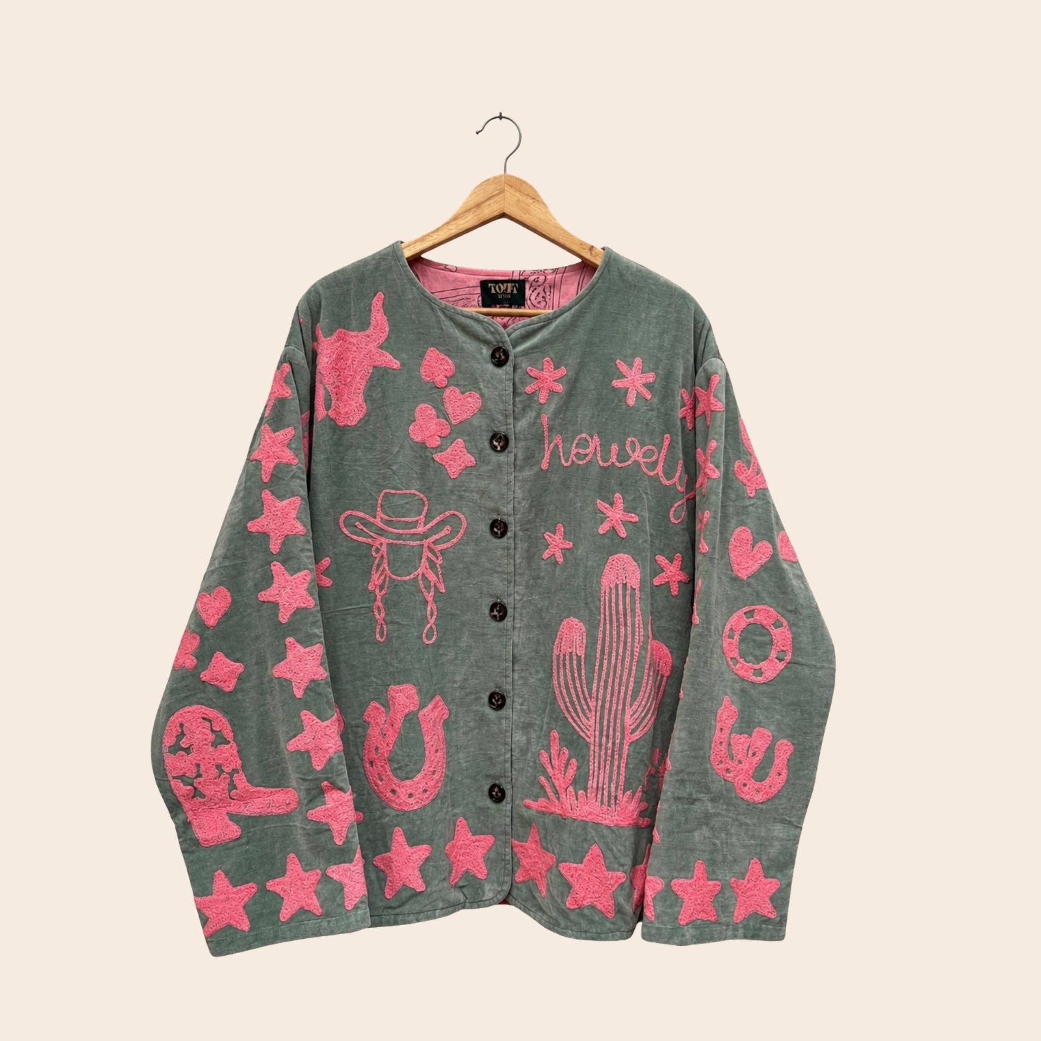 TOUT - Giacca Wild West rosa: Pantera