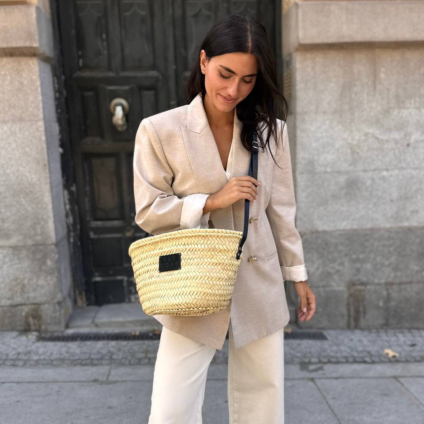 The Code Borsa a tracolla Mallorca nera