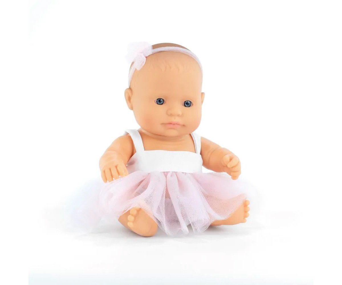 Miniland Bambola Baby Caucasica 21 cm